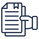 File and hand graphic